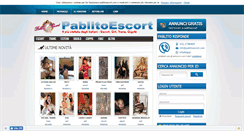 Desktop Screenshot of pablitoescort.com